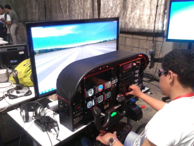 Simulador de vuelo por: Santiago ríos